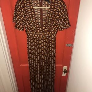 Patterned jumpsuit- boho